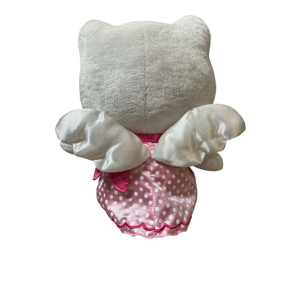 Vintage 2007 Hello Kitty Angel Plush Nakajima Pink‎ Polka Dot 8